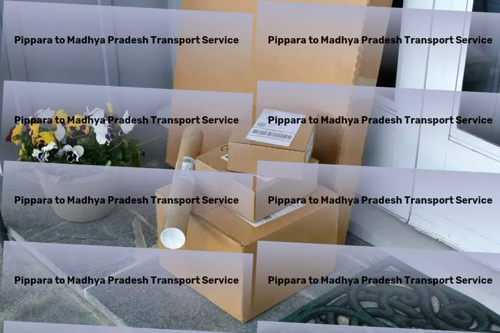 Pippara to Madhya Pradesh Courier And Parcel Professional goods logistics